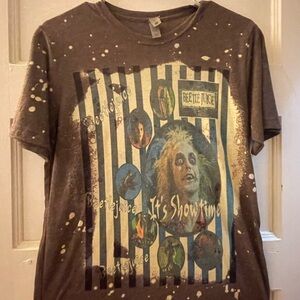 Gildan Brown Beetlejuice Graphic Tee